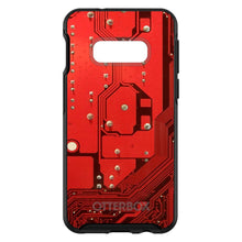 DistinctInk™ OtterBox Symmetry Series Case for Apple iPhone / Samsung Galaxy / Google Pixel - Red Circuit Board