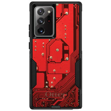 DistinctInk™ OtterBox Commuter Series Case for Apple iPhone or Samsung Galaxy - Red Circuit Board