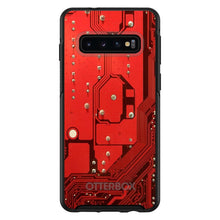 DistinctInk™ OtterBox Symmetry Series Case for Apple iPhone / Samsung Galaxy / Google Pixel - Red Circuit Board