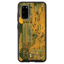 DistinctInk™ OtterBox Symmetry Series Case for Apple iPhone / Samsung Galaxy / Google Pixel - Yellow Circuit Board
