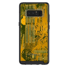 DistinctInk™ OtterBox Symmetry Series Case for Apple iPhone / Samsung Galaxy / Google Pixel - Yellow Circuit Board