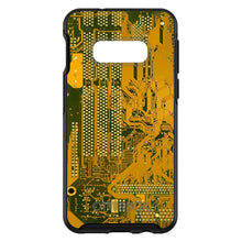 DistinctInk™ OtterBox Symmetry Series Case for Apple iPhone / Samsung Galaxy / Google Pixel - Yellow Circuit Board