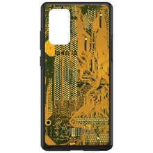 DistinctInk™ OtterBox Symmetry Series Case for Apple iPhone / Samsung Galaxy / Google Pixel - Yellow Circuit Board