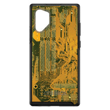 DistinctInk™ OtterBox Symmetry Series Case for Apple iPhone / Samsung Galaxy / Google Pixel - Yellow Circuit Board