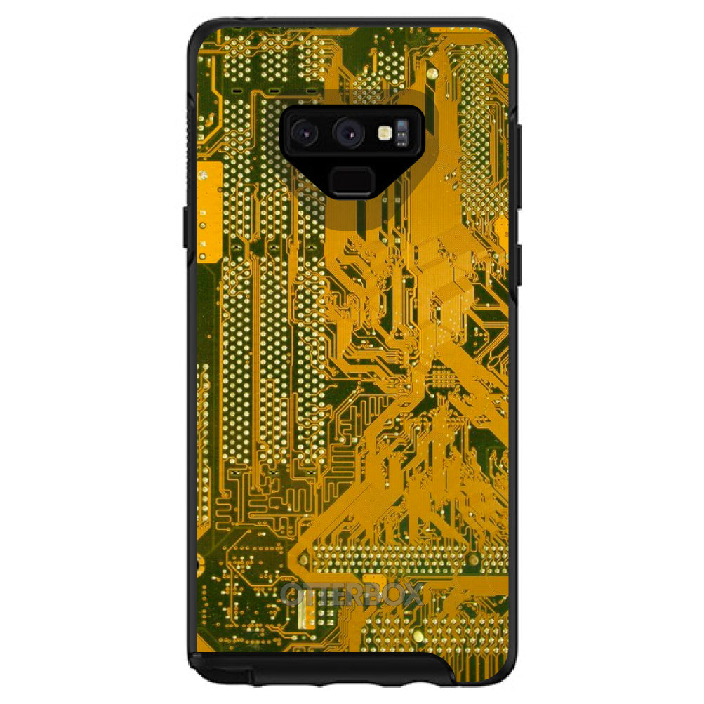 Yellow Circuit Board OtterBox Symmetry Case for iPhone & Galaxy, view 13
