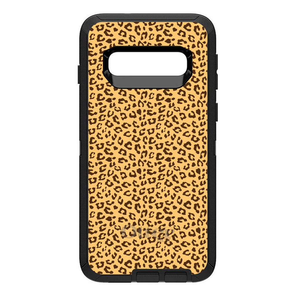 Beige Tan Brown Cheetah Skin Spots OtterBox Defender Case for iPhone & Galaxy, view 6