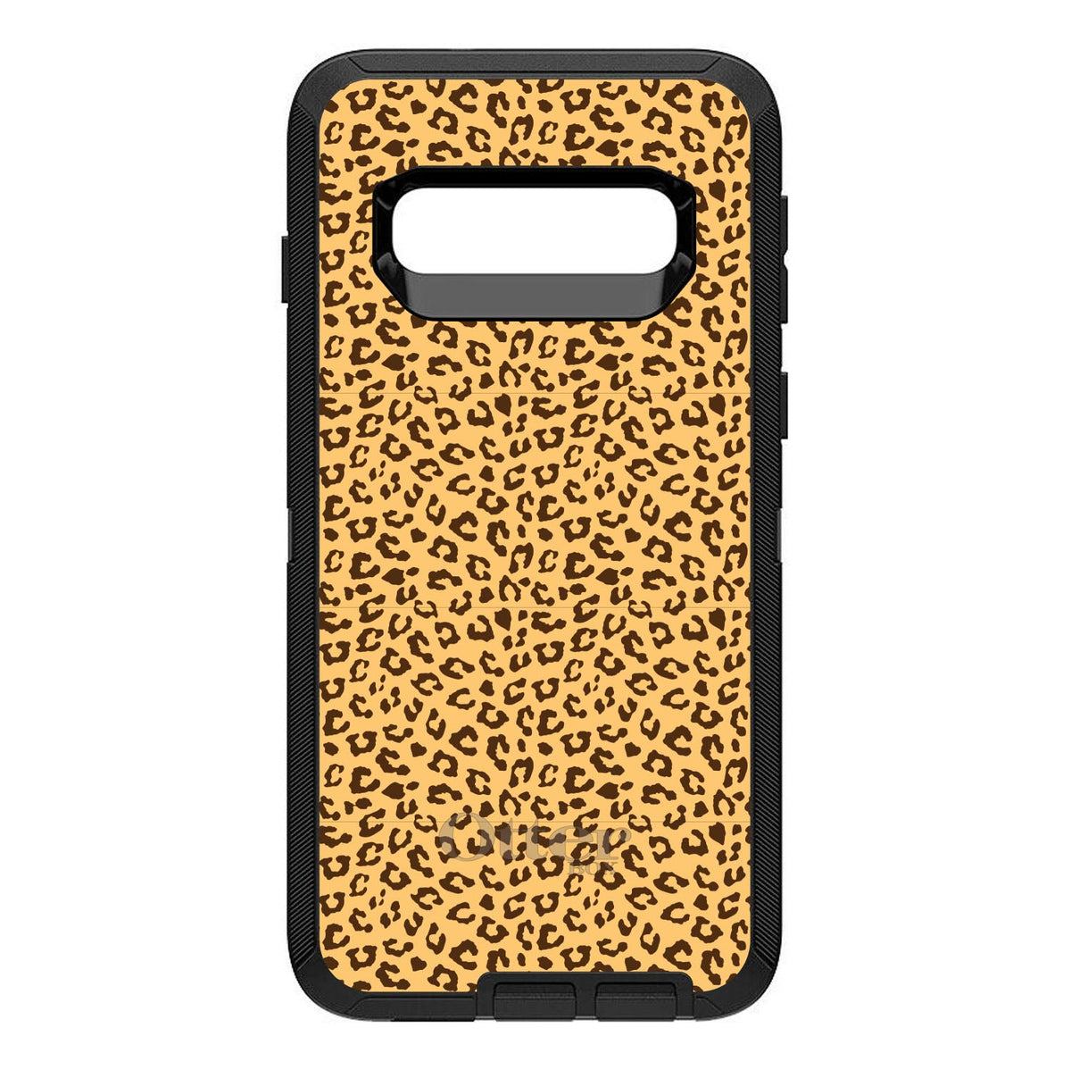 Beige Tan Brown Cheetah Skin Spots OtterBox Defender Case for iPhone & Galaxy, view 6