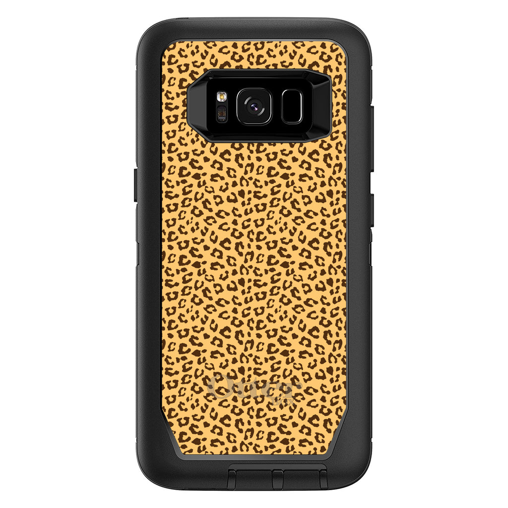 Beige Tan Brown Cheetah Skin Spots OtterBox Defender Case for iPhone & Galaxy, view 9