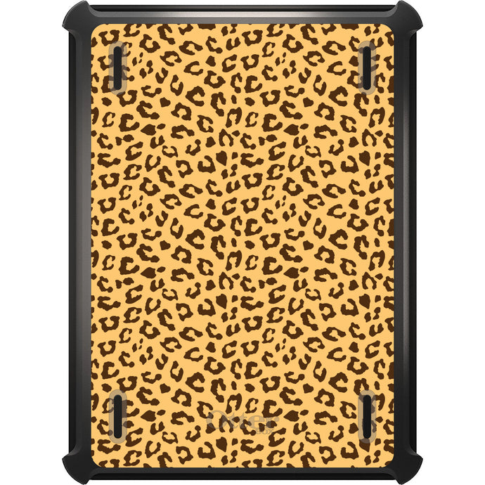 DistinctInk™ OtterBox Defender Series Case for Apple iPad / iPad Pro / iPad Air / iPad Mini - Beige Tan Brown Cheetah Skin Spots