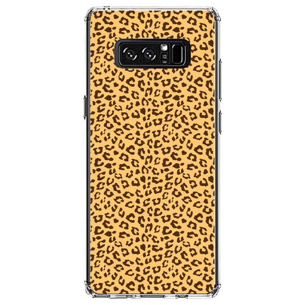 Beige Tan Brown Cheetah Skin Spots Clear Shockproof iPhone Case, view 12