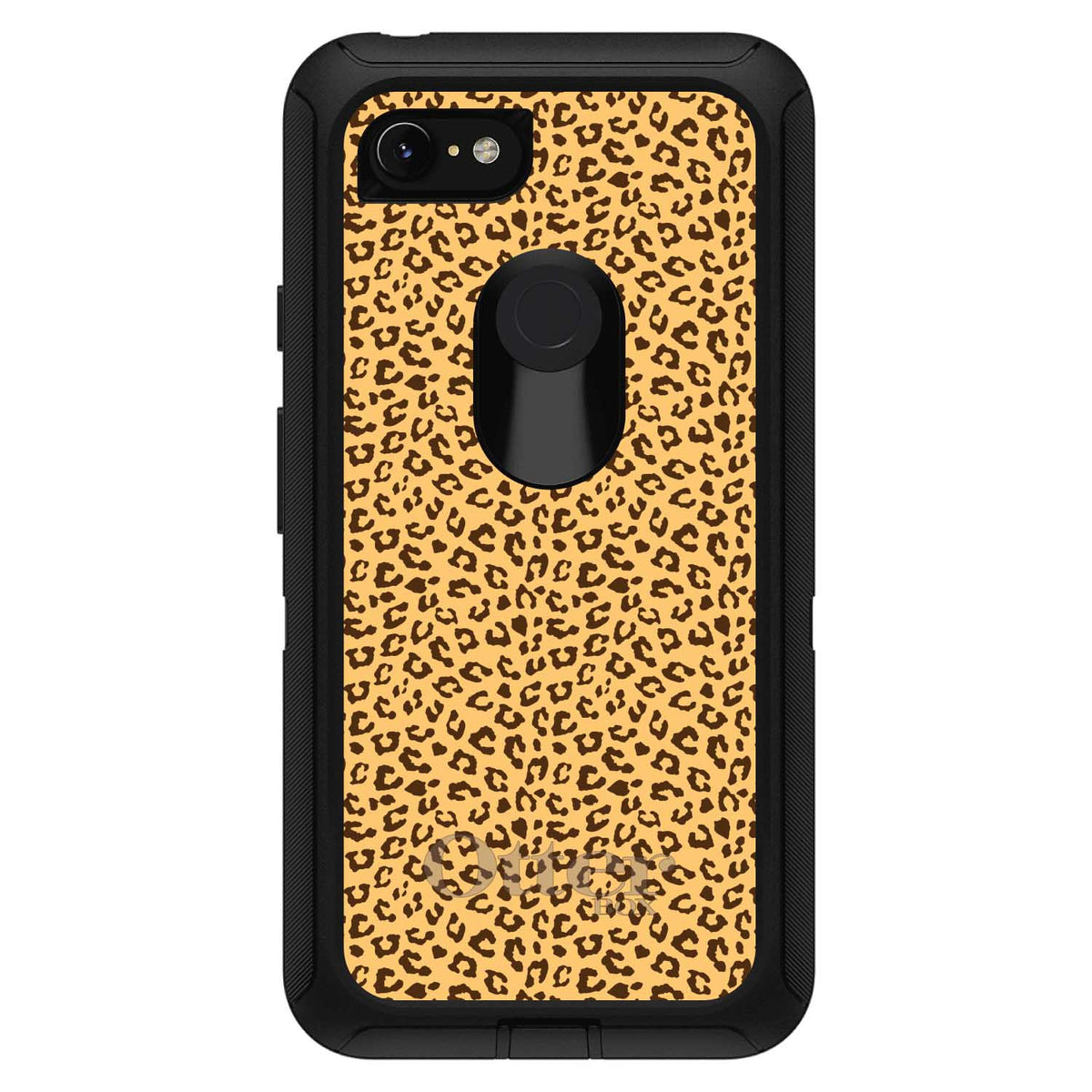 Beige Tan Brown Cheetah Skin Spots OtterBox Defender Case for iPhone & Galaxy, view 15