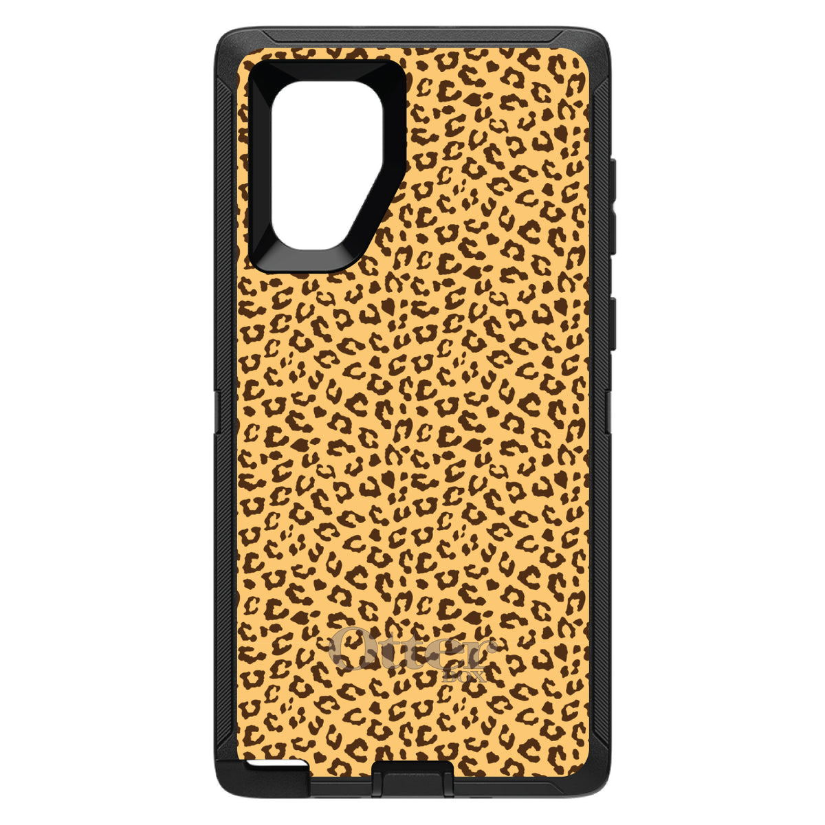 Beige Tan Brown Cheetah Skin Spots OtterBox Defender Case for iPhone & Galaxy, view 12
