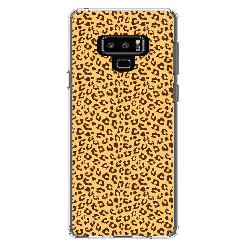 Beige Tan Brown Cheetah Skin Spots Clear Shockproof iPhone Case, view 11
