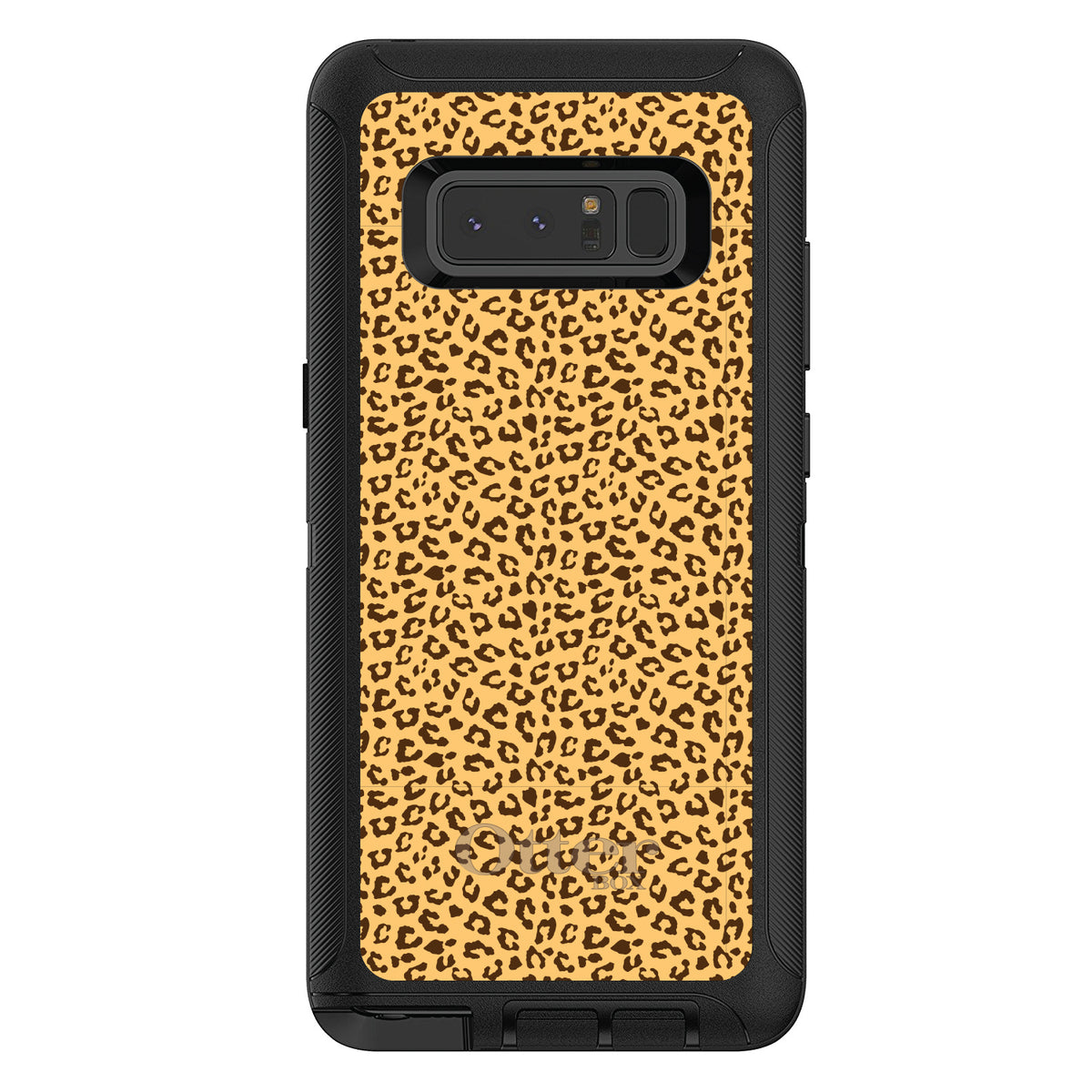 Beige Tan Brown Cheetah Skin Spots OtterBox Defender Case for iPhone & Galaxy, view 14