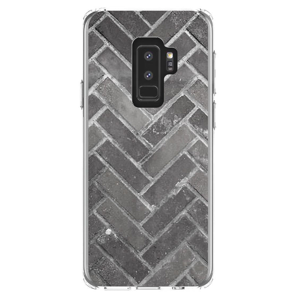 Herringbone Brick Floor Clear Shockproof iPhone Case, view 20