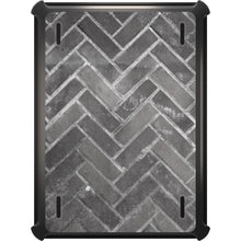 DistinctInk™ OtterBox Defender Series Case for Apple iPad / iPad Pro / iPad Air / iPad Mini - Herringbone Brick Floor