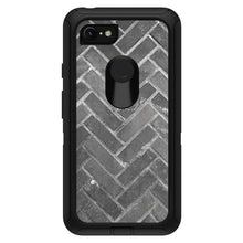 DistinctInk™ OtterBox Defender Series Case for Apple iPhone / Samsung Galaxy / Google Pixel - Herringbone Brick Floor