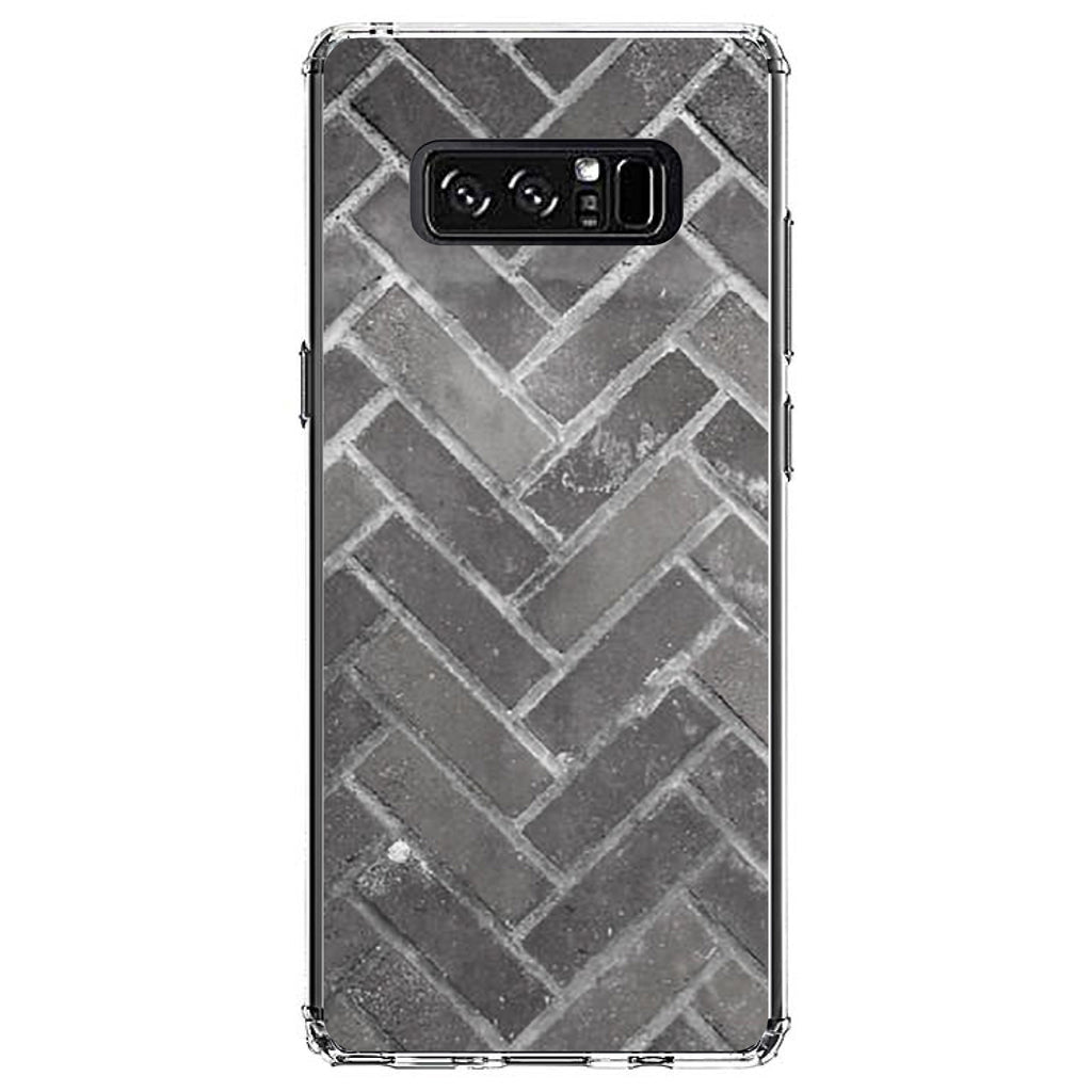 Herringbone Brick Floor Clear Shockproof iPhone Case, view 12