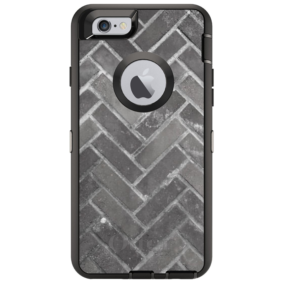 Herringbone Brick Floor OtterBox Defender Case for iPhone & Galaxy, view 4