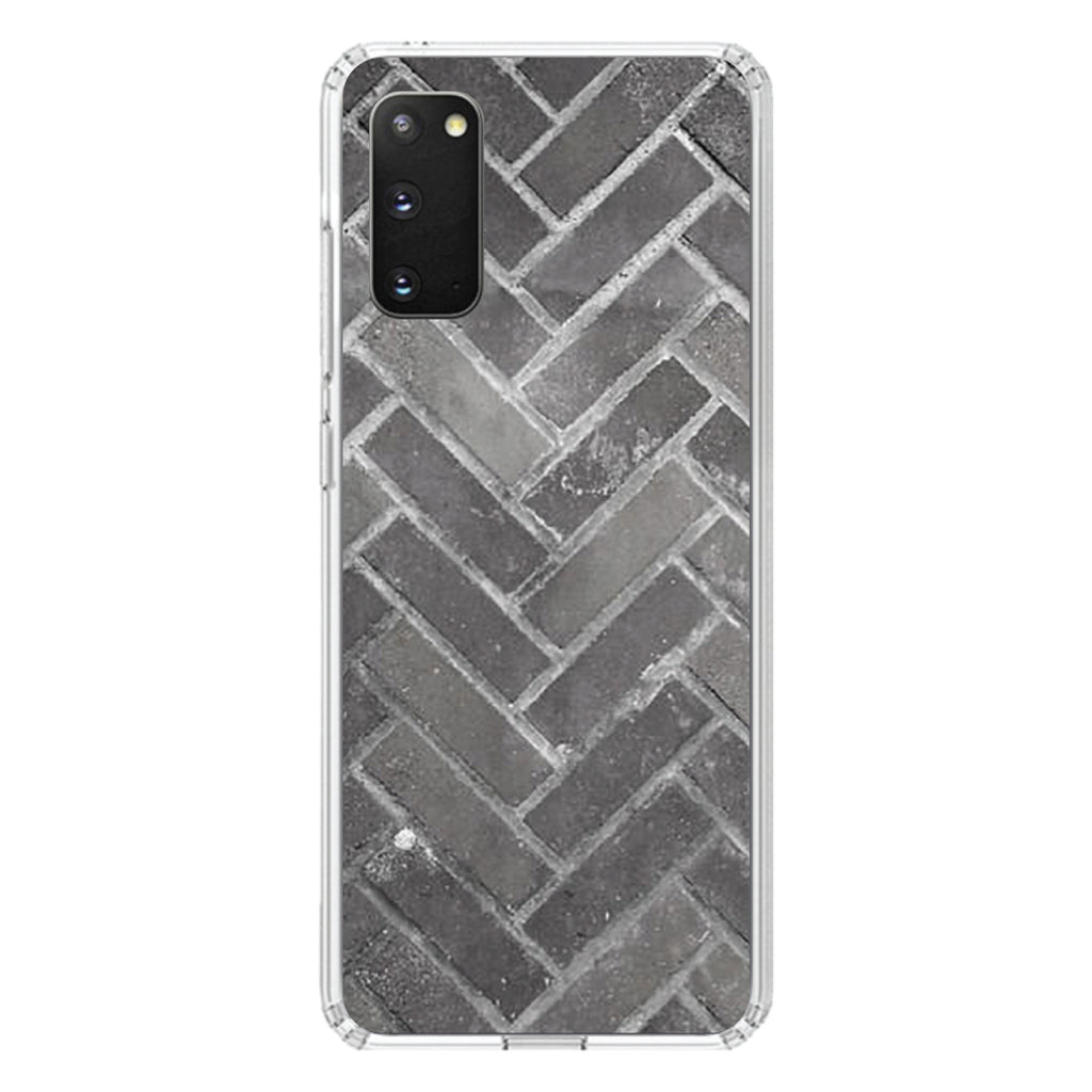 Herringbone Brick Floor Clear Shockproof iPhone Case, view 13