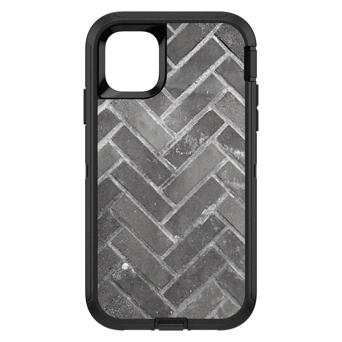 Herringbone Brick Floor OtterBox Defender Case for iPhone & Galaxy, view 2