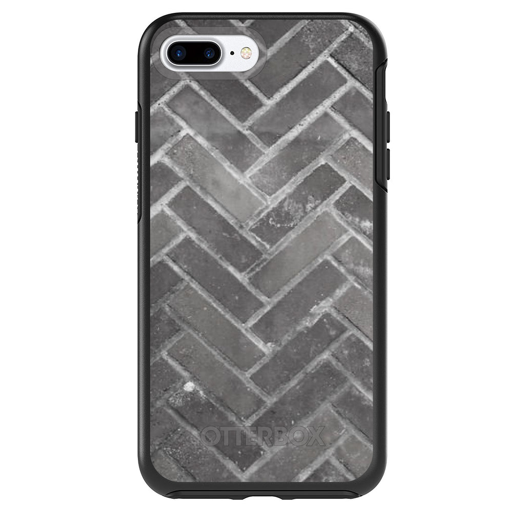 Herringbone Brick Floor OtterBox Symmetry Case for iPhone & Galaxy, view 2