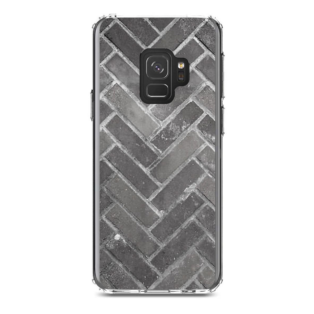 Herringbone Brick Floor Clear Shockproof iPhone Case, view 19