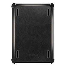 DistinctInk™ OtterBox Defender Series Case for Apple iPad / iPad Pro / iPad Air / iPad Mini - Black Leather Print Design