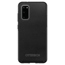 DistinctInk™ OtterBox Symmetry Series Case for Apple iPhone / Samsung Galaxy / Google Pixel - Black Leather Print Design