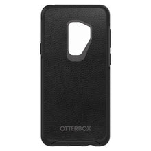 DistinctInk™ OtterBox Symmetry Series Case for Apple iPhone / Samsung Galaxy / Google Pixel - Black Leather Print Design
