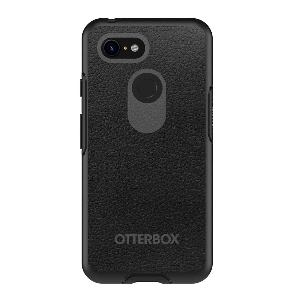 Black Leather Print Design OtterBox Symmetry Case for iPhone & Galaxy, view 15