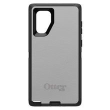 DistinctInk™ OtterBox Defender Series Case for Apple iPhone / Samsung Galaxy / Google Pixel - Lt Grey Leather Print Design