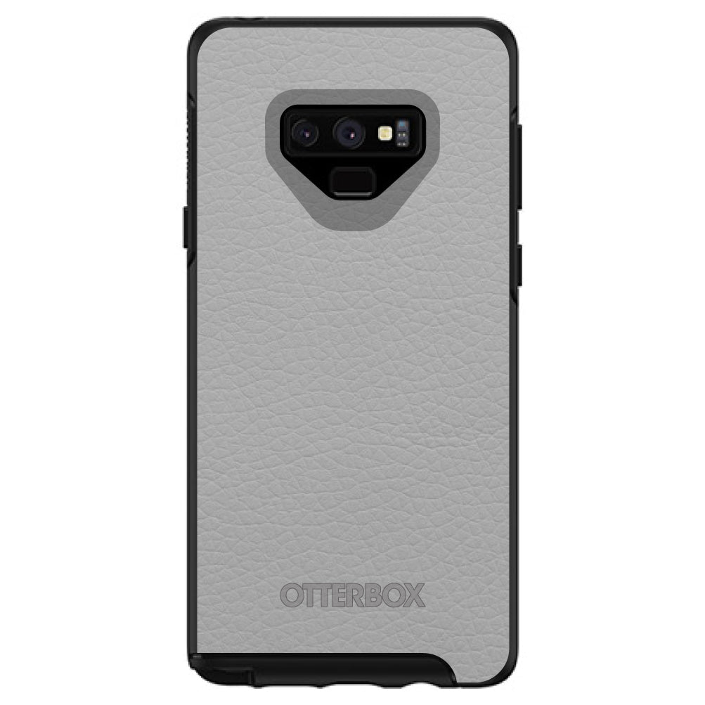 Lt Grey Leather Print Design OtterBox Symmetry Case for iPhone & Galaxy, view 13