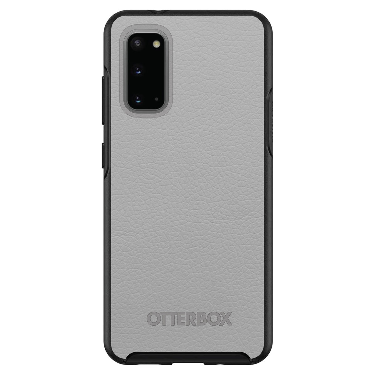 Lt Grey Leather Print Design OtterBox Symmetry Case for iPhone & Galaxy, view 5