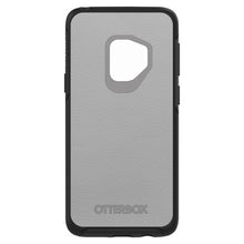 DistinctInk™ OtterBox Symmetry Series Case for Apple iPhone / Samsung Galaxy / Google Pixel - Lt Grey Leather Print Design