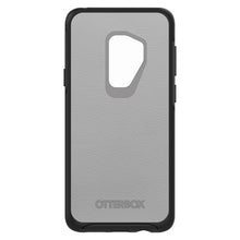 DistinctInk™ OtterBox Symmetry Series Case for Apple iPhone / Samsung Galaxy / Google Pixel - Lt Grey Leather Print Design