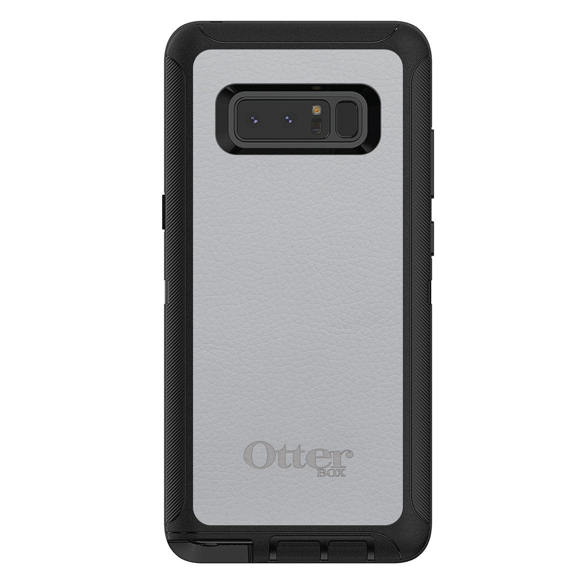 Lt Grey Leather Print Design OtterBox Defender Case for iPhone & Galaxy, view 17