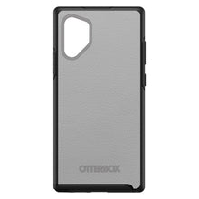 DistinctInk™ OtterBox Symmetry Series Case for Apple iPhone / Samsung Galaxy / Google Pixel - Lt Grey Leather Print Design