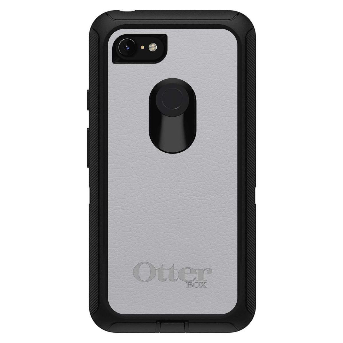 Lt Grey Leather Print Design OtterBox Defender Case for iPhone & Galaxy, view 18