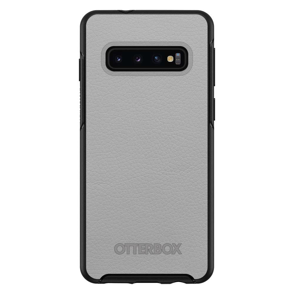 Lt Grey Leather Print Design OtterBox Symmetry Case for iPhone & Galaxy, view 6