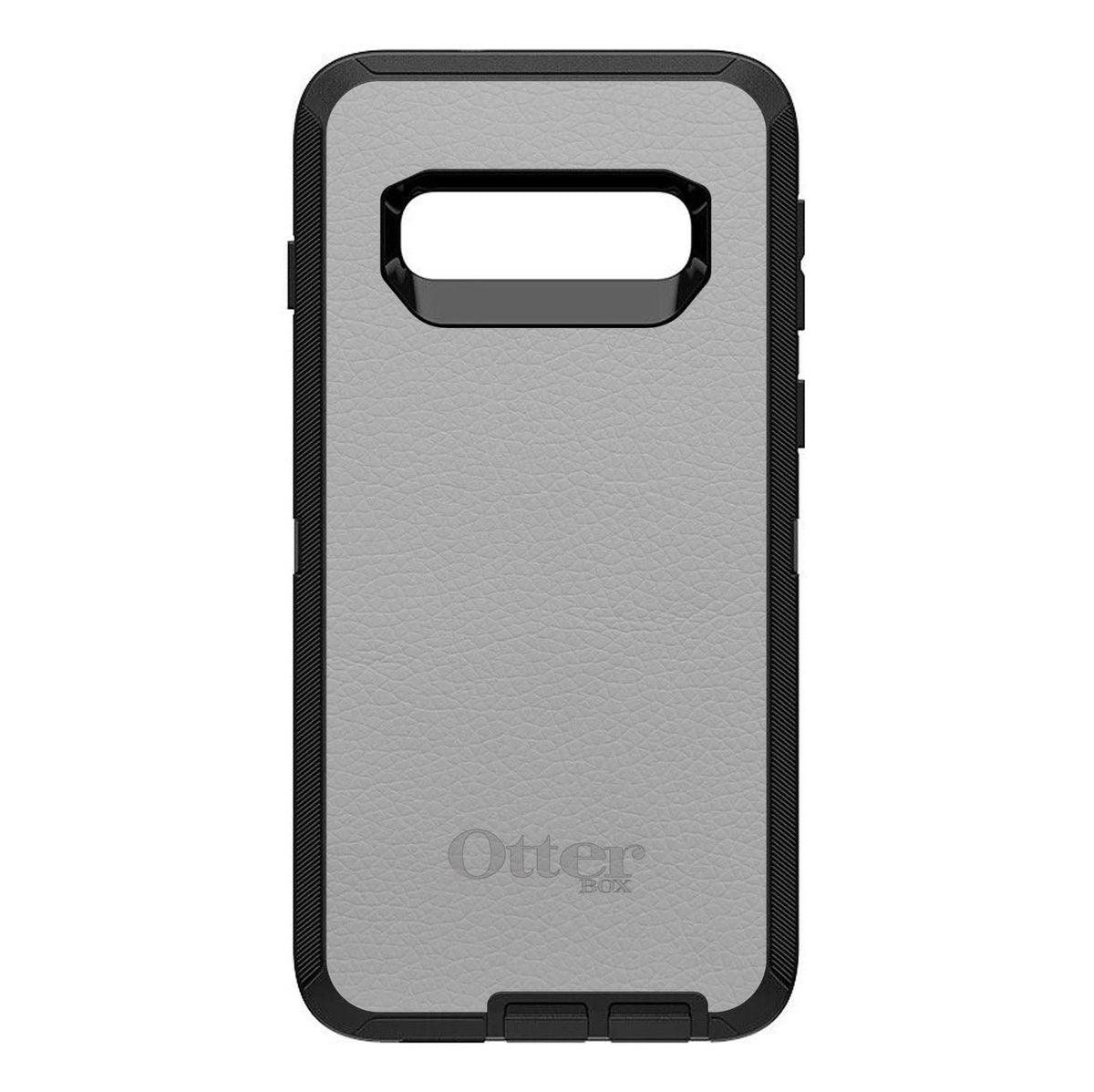 Lt Grey Leather Print Design OtterBox Defender Case for iPhone & Galaxy, view 9