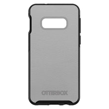 DistinctInk™ OtterBox Symmetry Series Case for Apple iPhone / Samsung Galaxy / Google Pixel - Lt Grey Leather Print Design
