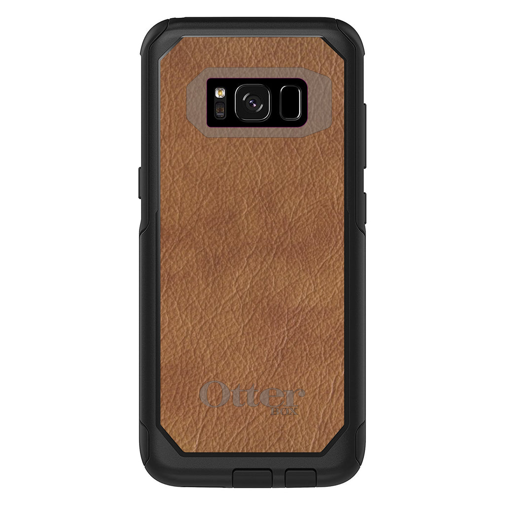 Dark Brown Leather Print Design OtterBox Commuter Case for iPhone & Galaxy, view 10
