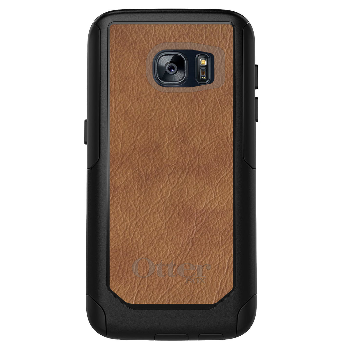 Dark Brown Leather Print Design OtterBox Commuter Case for iPhone & Galaxy, view 11