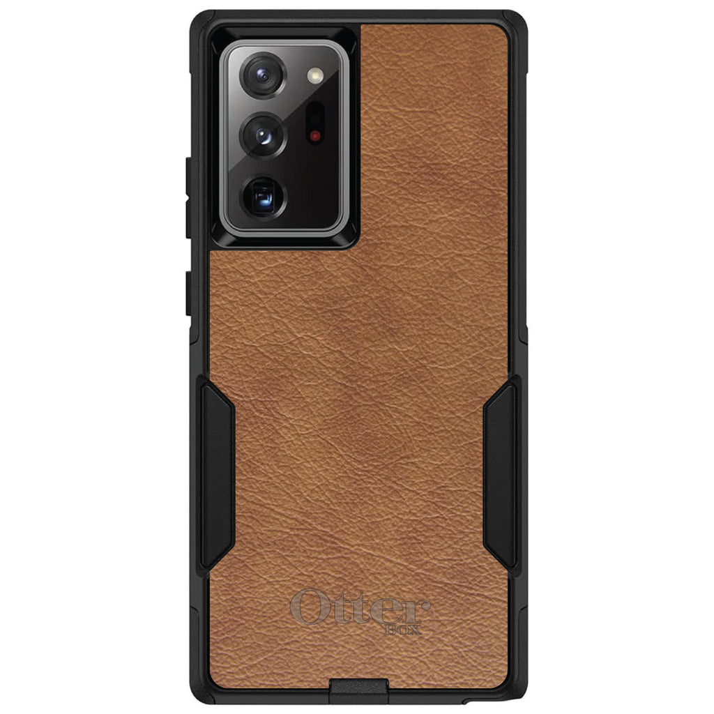 Dark Brown Leather Print Design OtterBox Commuter Case for iPhone & Galaxy, view 12