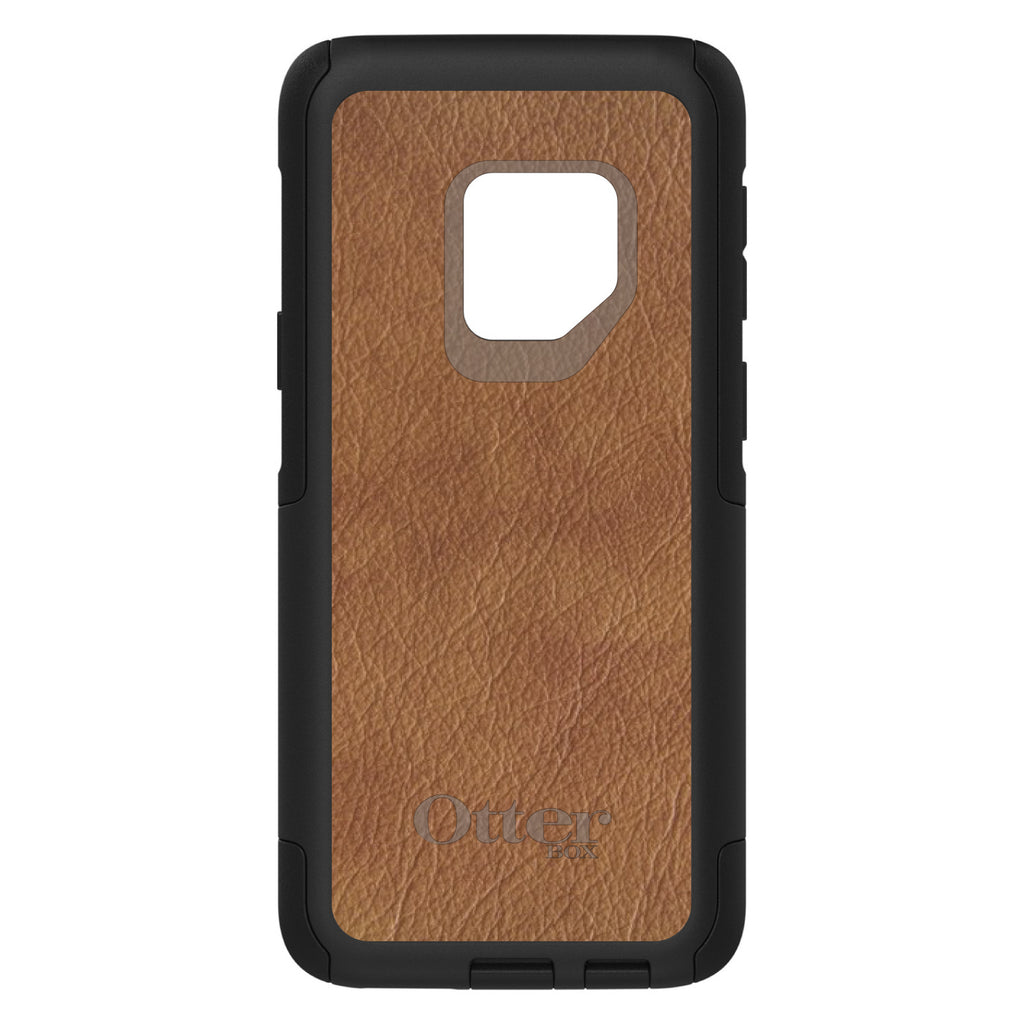 Dark Brown Leather Print Design OtterBox Commuter Case for iPhone & Galaxy, view 9