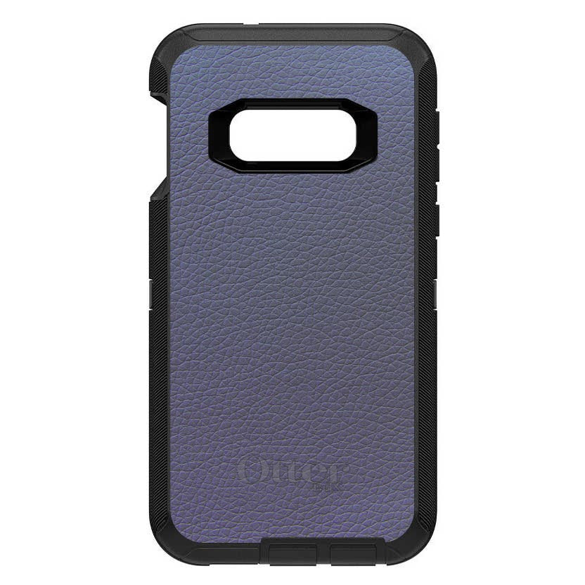 Dark Grey Leather Print Design OtterBox Defender Case for iPhone & Galaxy, view 10
