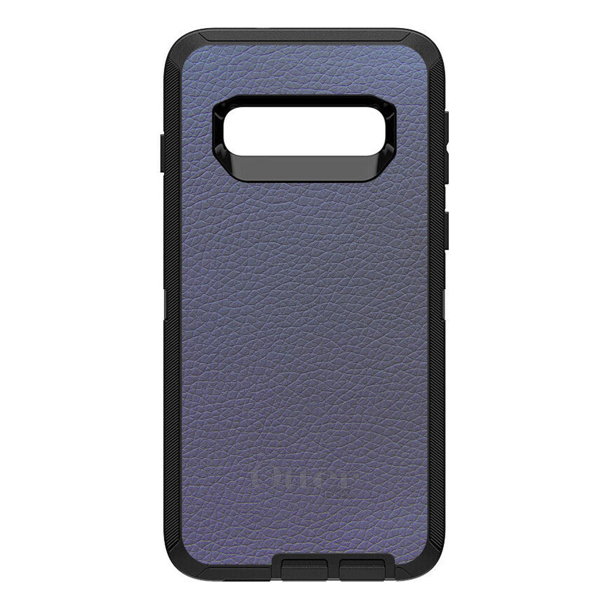 Dark Grey Leather Print Design OtterBox Defender Case for iPhone & Galaxy, view 9