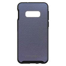 DistinctInk™ OtterBox Symmetry Series Case for Apple iPhone / Samsung Galaxy / Google Pixel - Dark Grey Leather Print Design