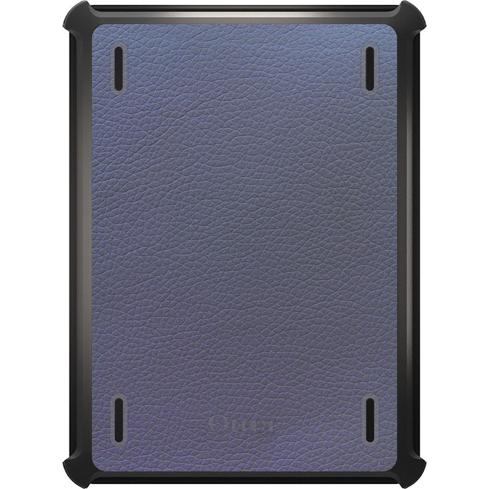 DistinctInk™ OtterBox Defender Series Case for Apple iPad / iPad Pro / iPad Air / iPad Mini - Dark Grey Leather Print Design